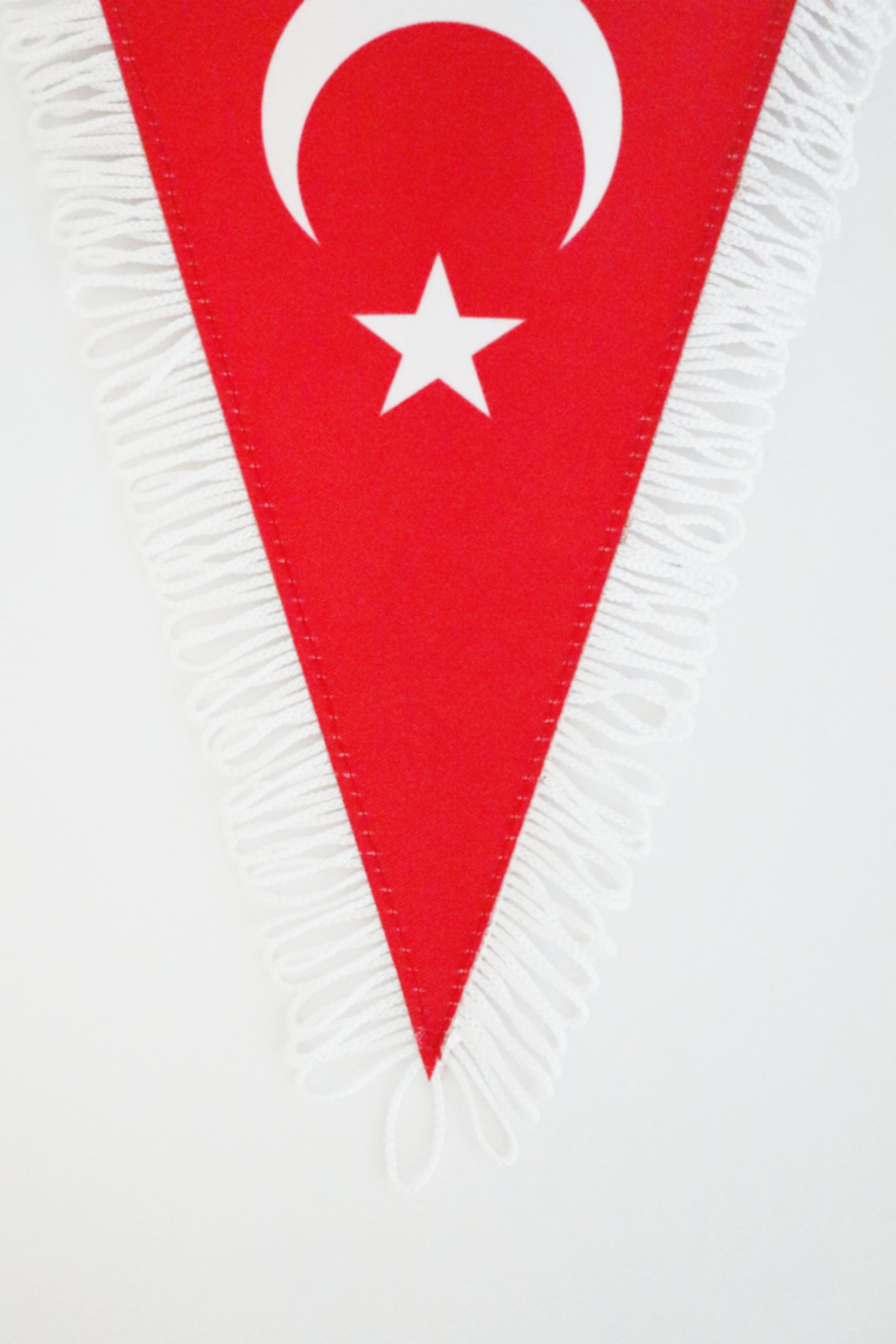 Türk Tören Flaması — altın saçaklı model (9)