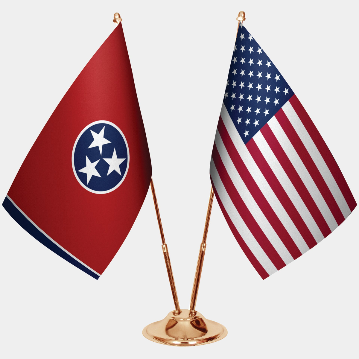Tennessee Gold Desk Flag