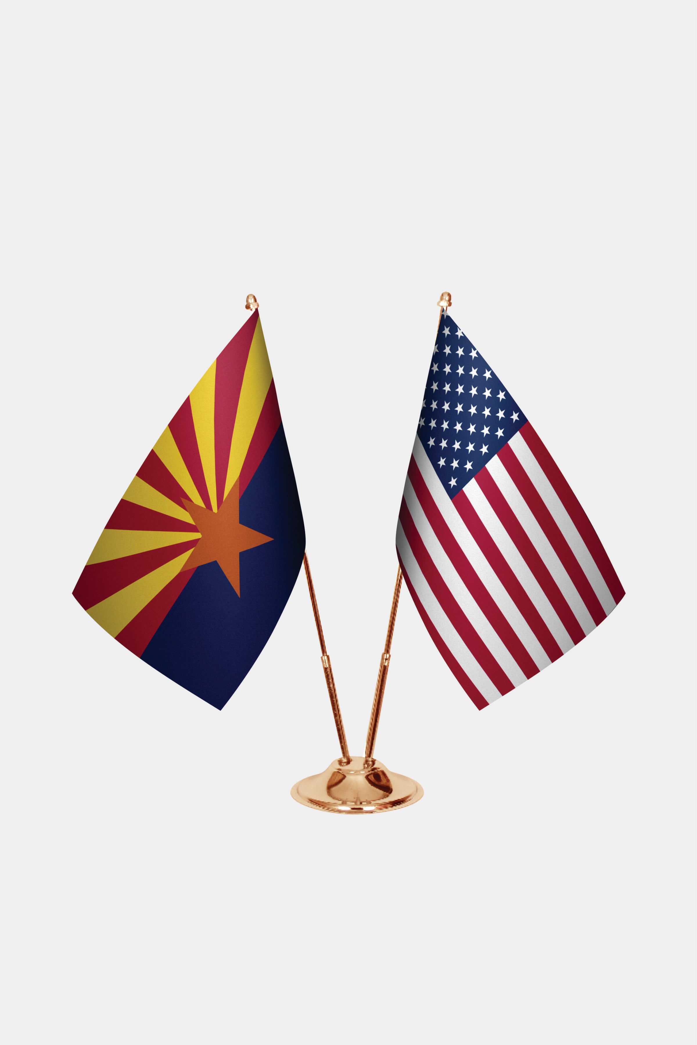 Arizona Gold Desk Flag