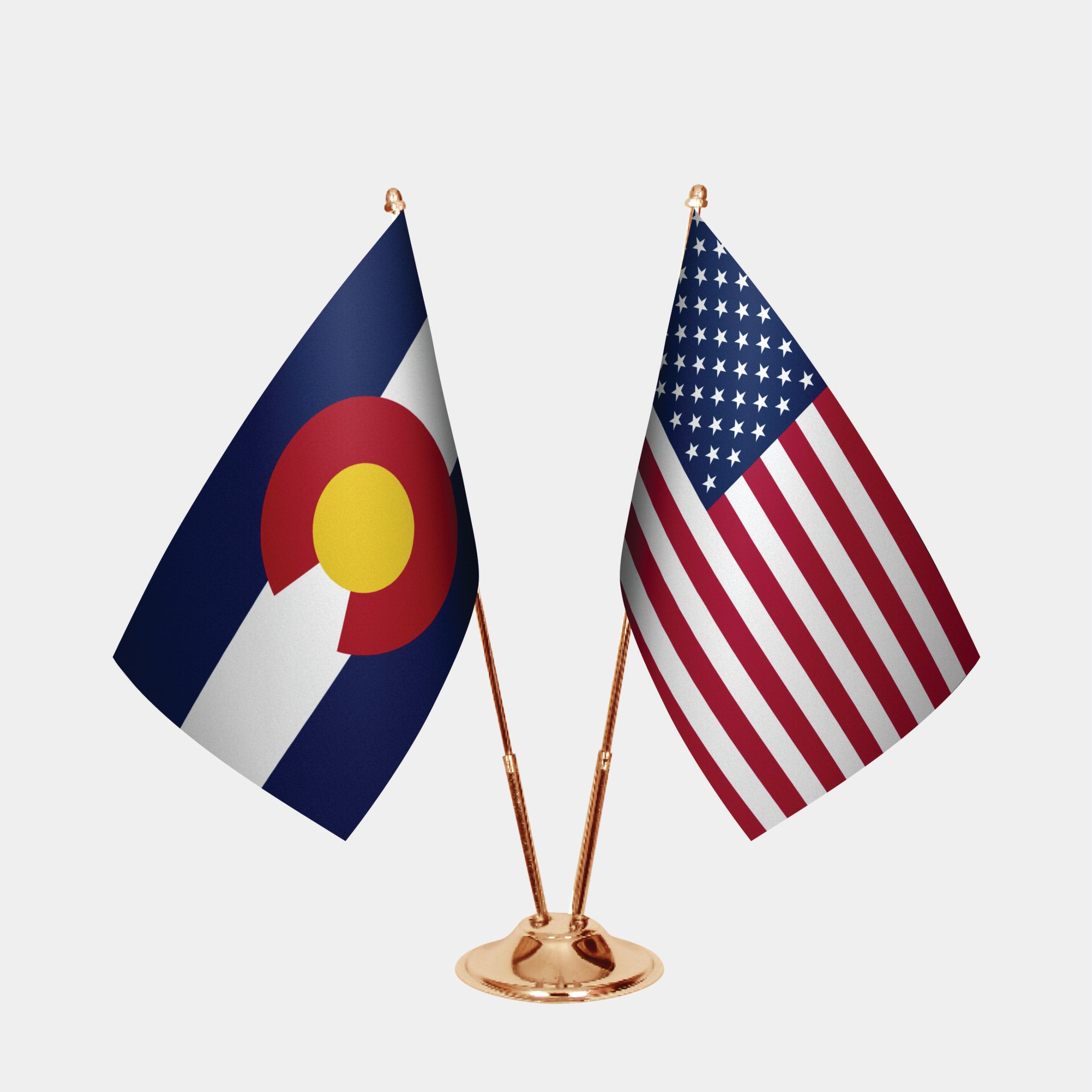 Colorado Gold Desk Flag