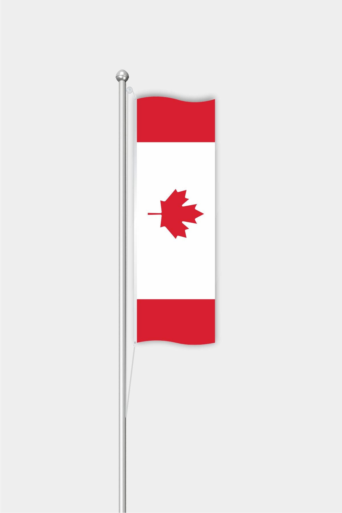 Outdoor Vertical Canada Flag — Polyester