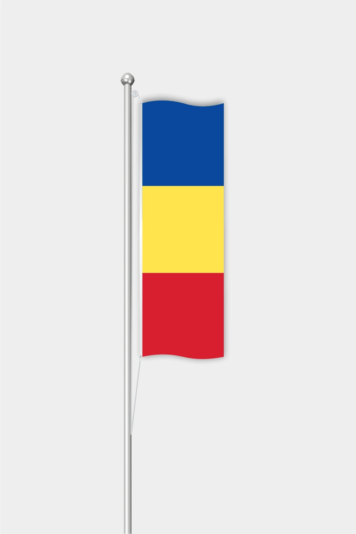 Outdoor Vertical Chad Flag — Polyester