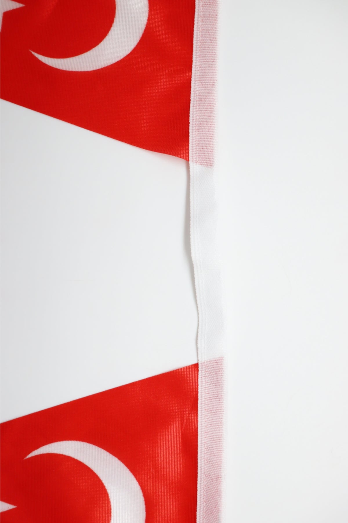 Triangular Flag Bunting Detail - Strong Polyester Cord Construction