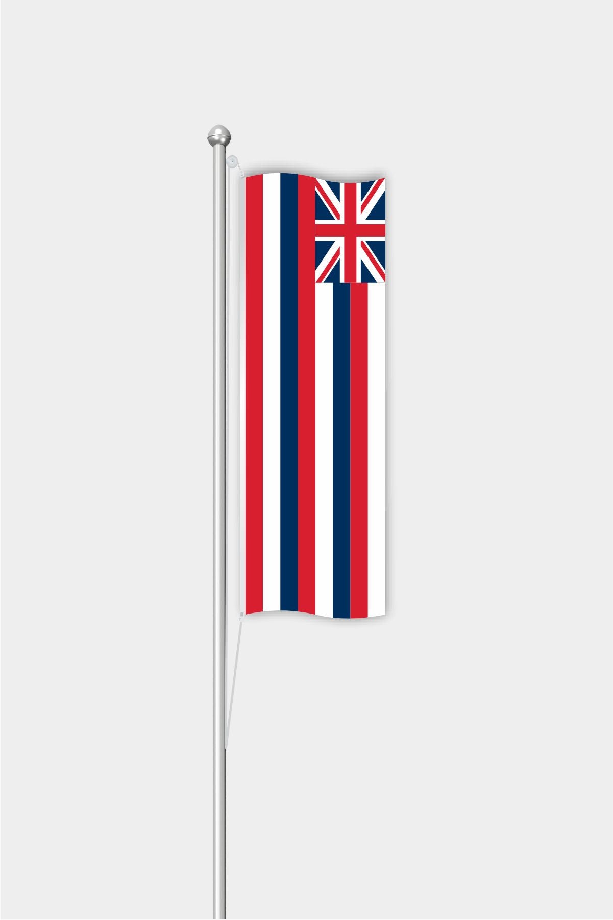 Outdoor Vertical Hawaii Flag — Polyester