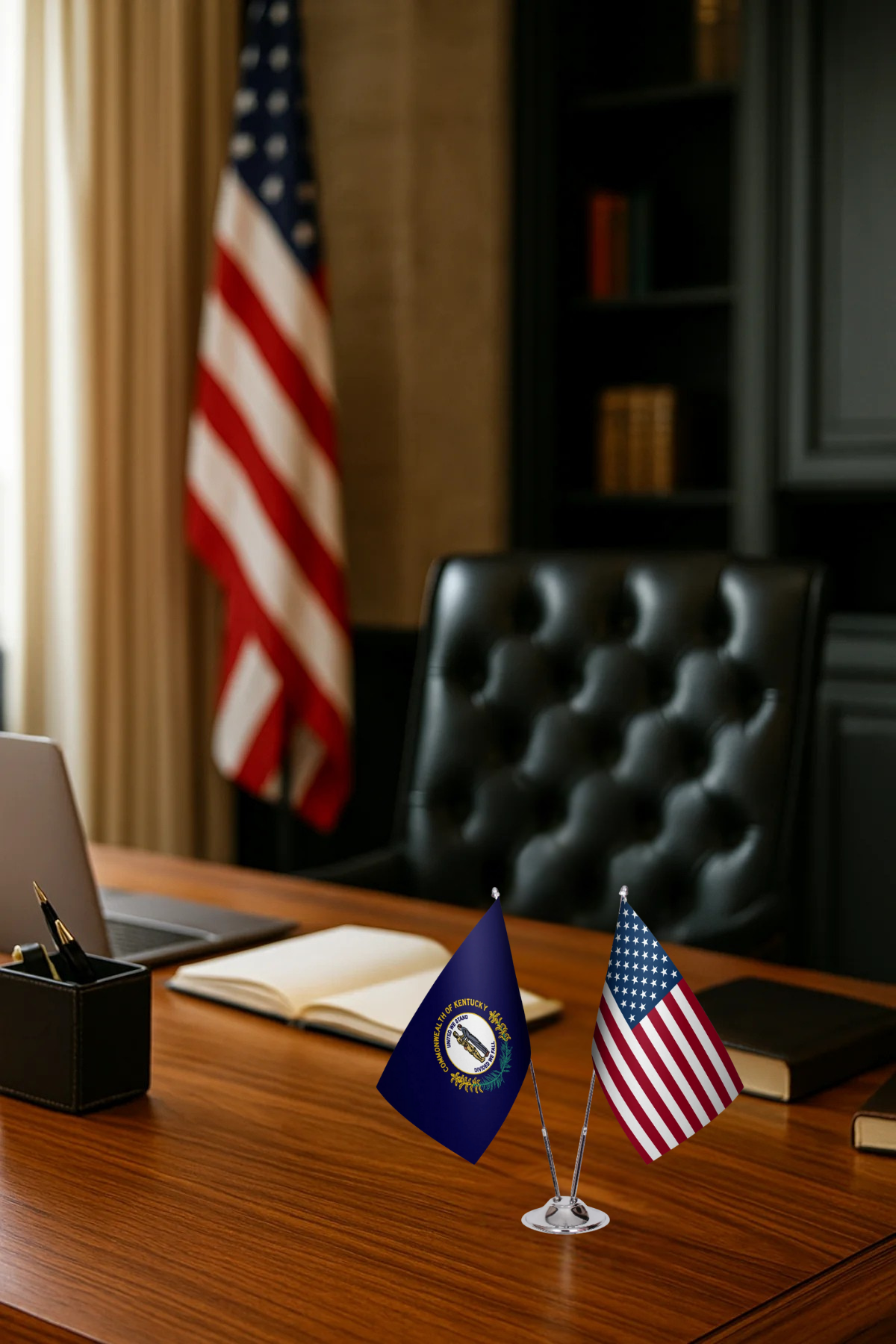 Kentucky Gold Desk Flag