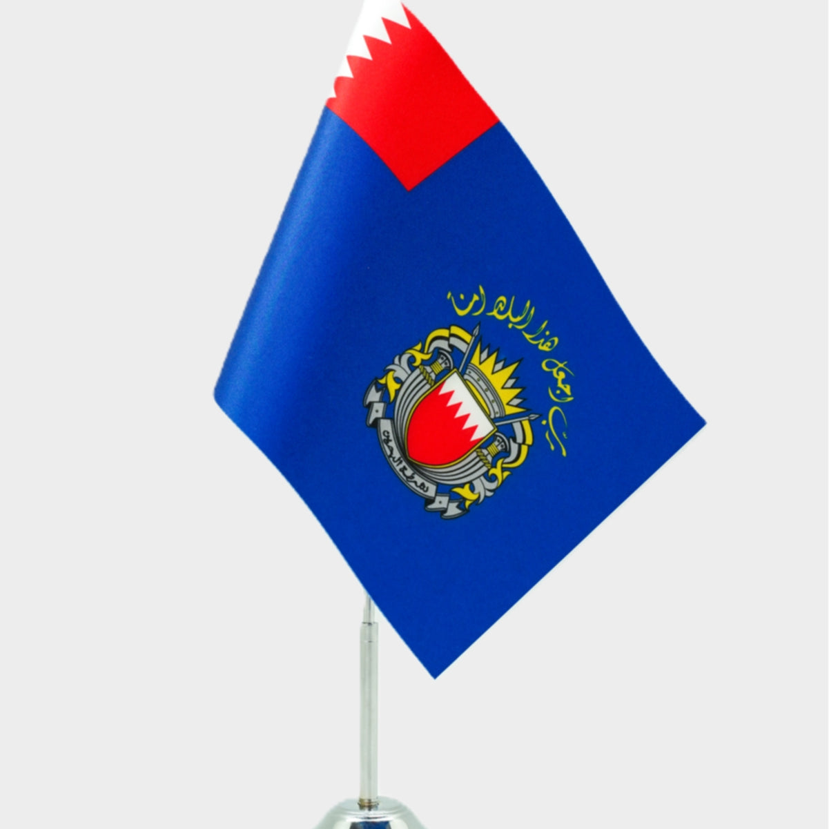 Plain Desk Flag without Pole — Satin 15×22.5 cm