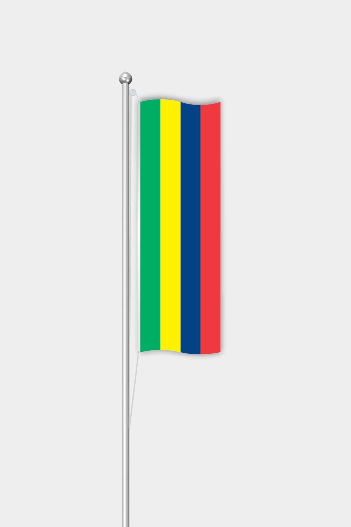 Outdoor Vertical Mauritius Flag — Polyester