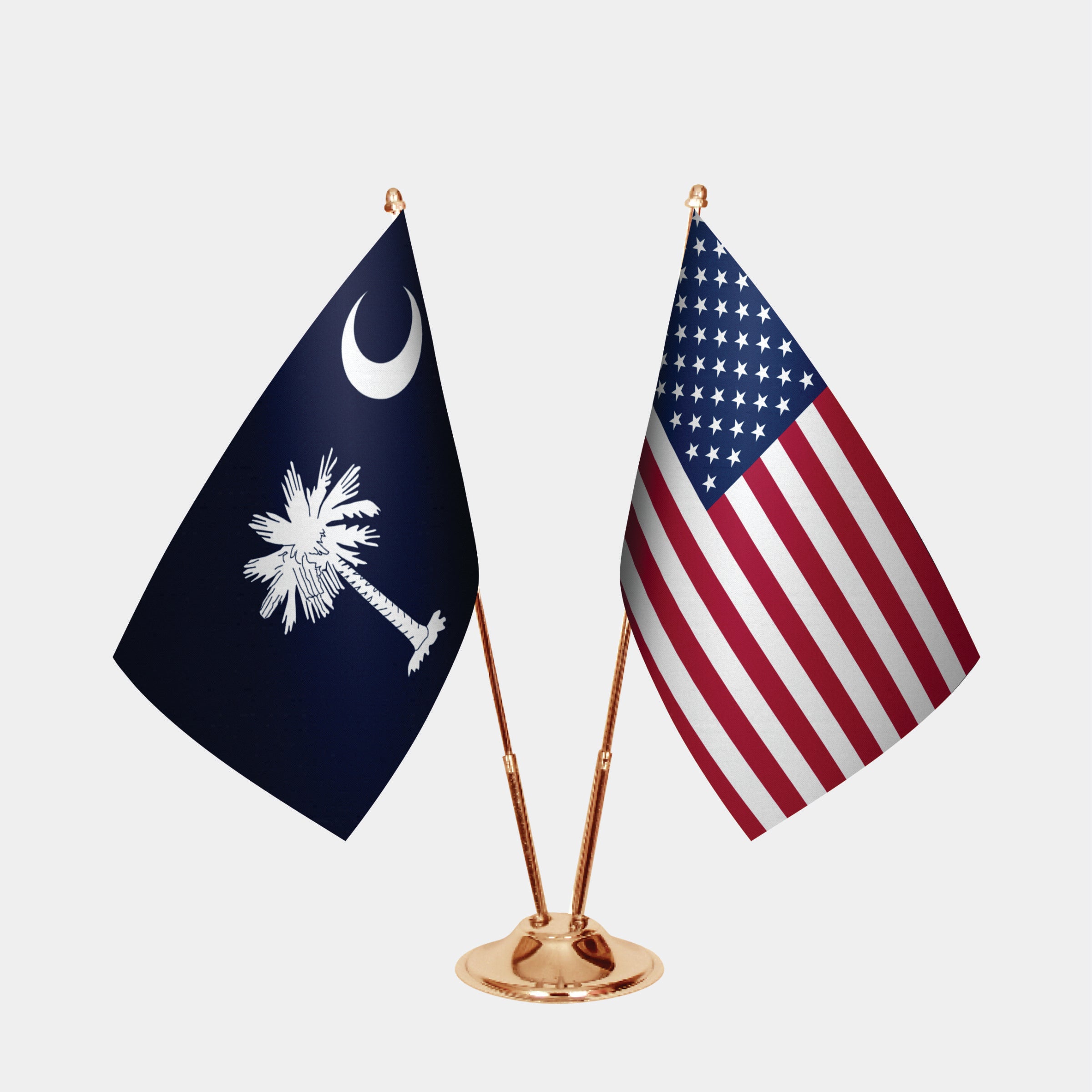South Carolina Gold Desk Flag