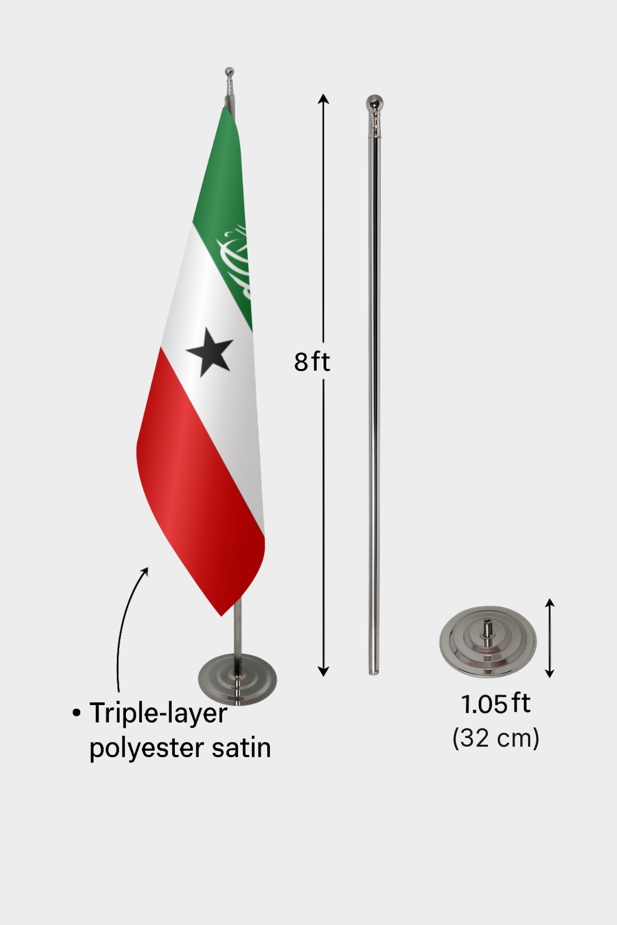 Somaliland Makam Bayrağı — Tören Sunumu