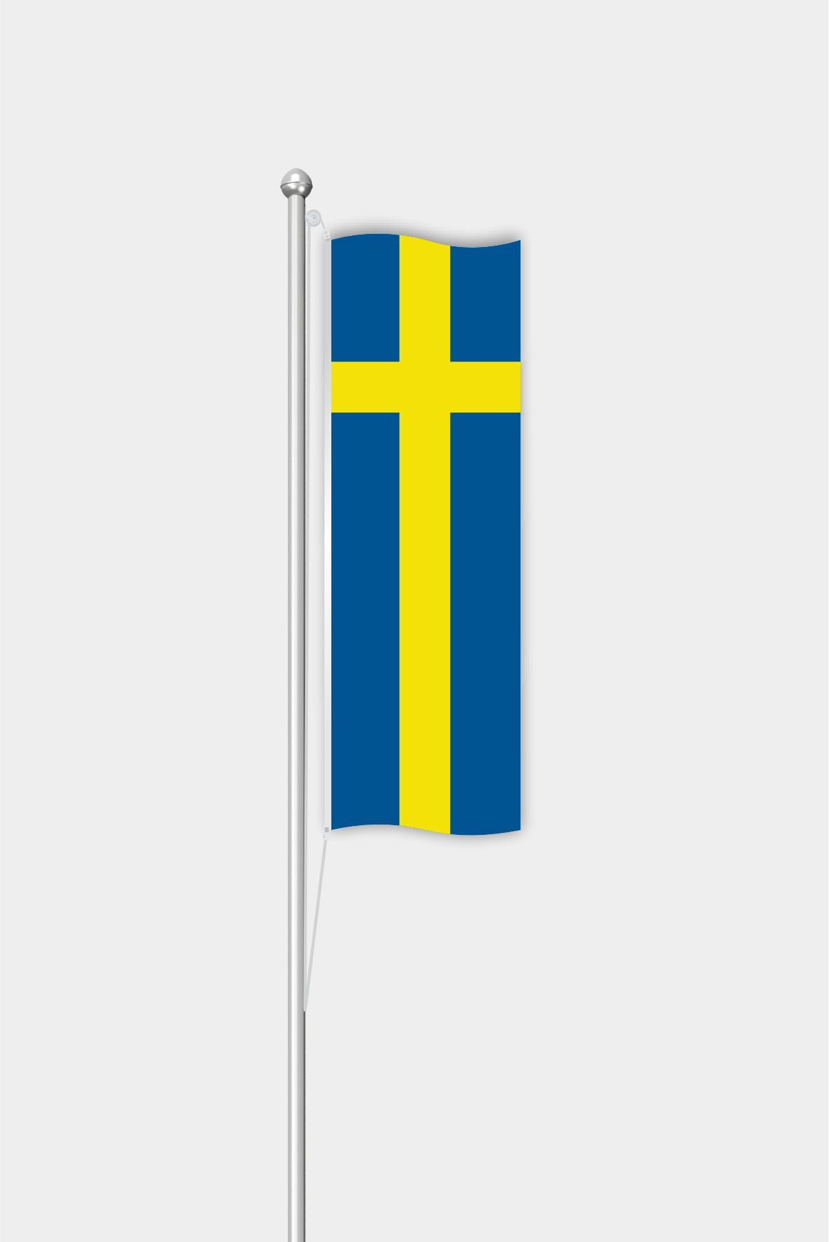 Outdoor Vertical Swedish Flag — Polyester