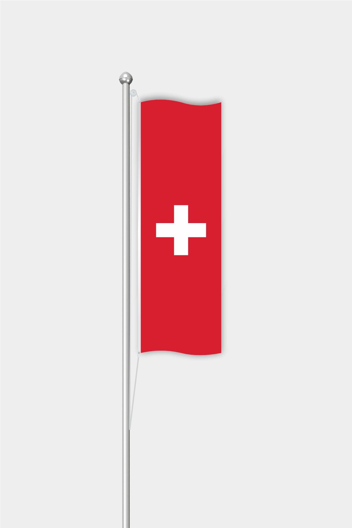 Outdoor Vertical Switzerland Flag — Polyester