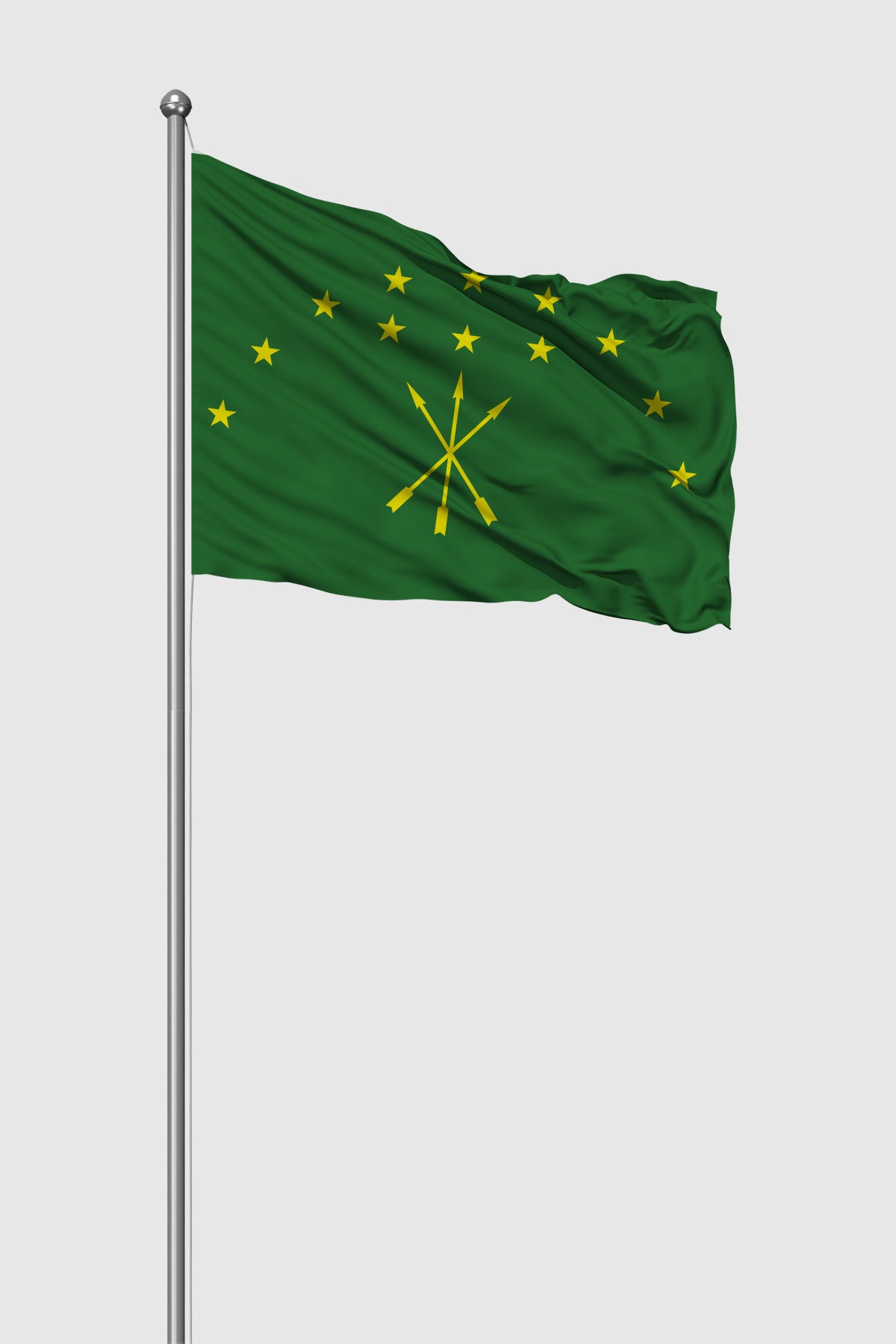 Drapeau extérieur de l'Adyguée