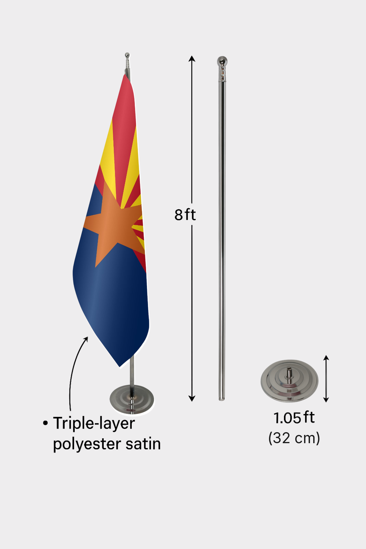 Arizona Official Indoor Flag