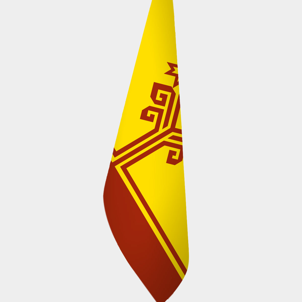 Chuvashia Official Indoor Flag — Double Satin, Chrome Pole