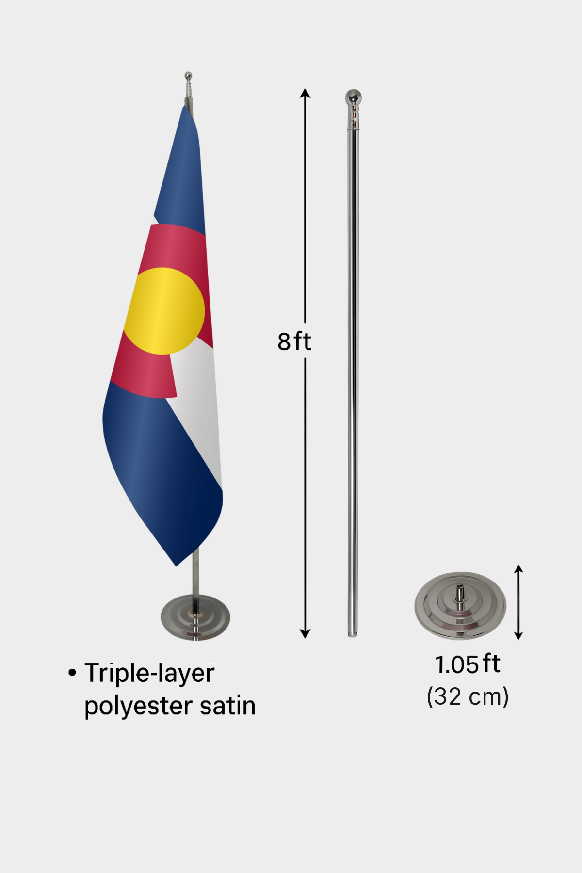 Colorado Official Indoor Flag