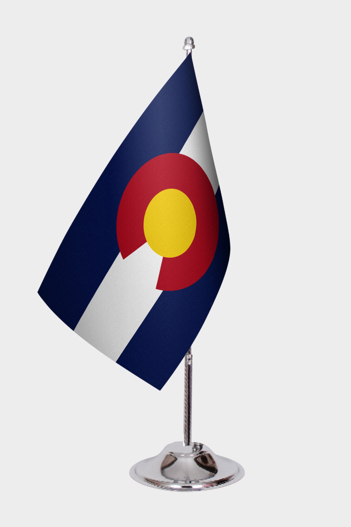 Colorado State Desk Flags — Full View