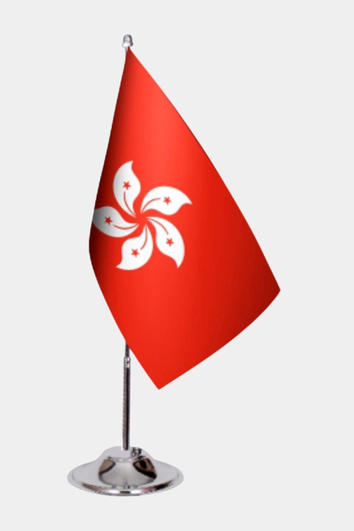Hong Kong Desk Flags