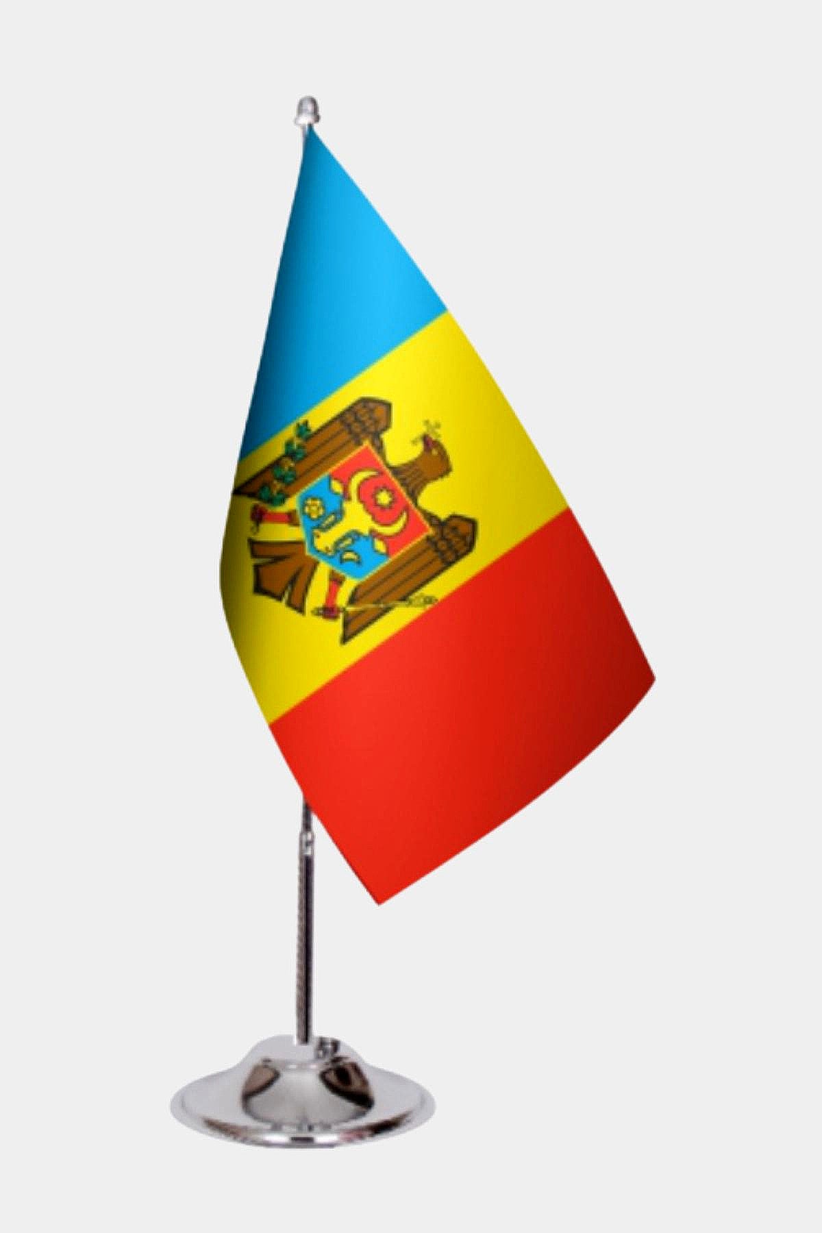 Moldova Desk Flags