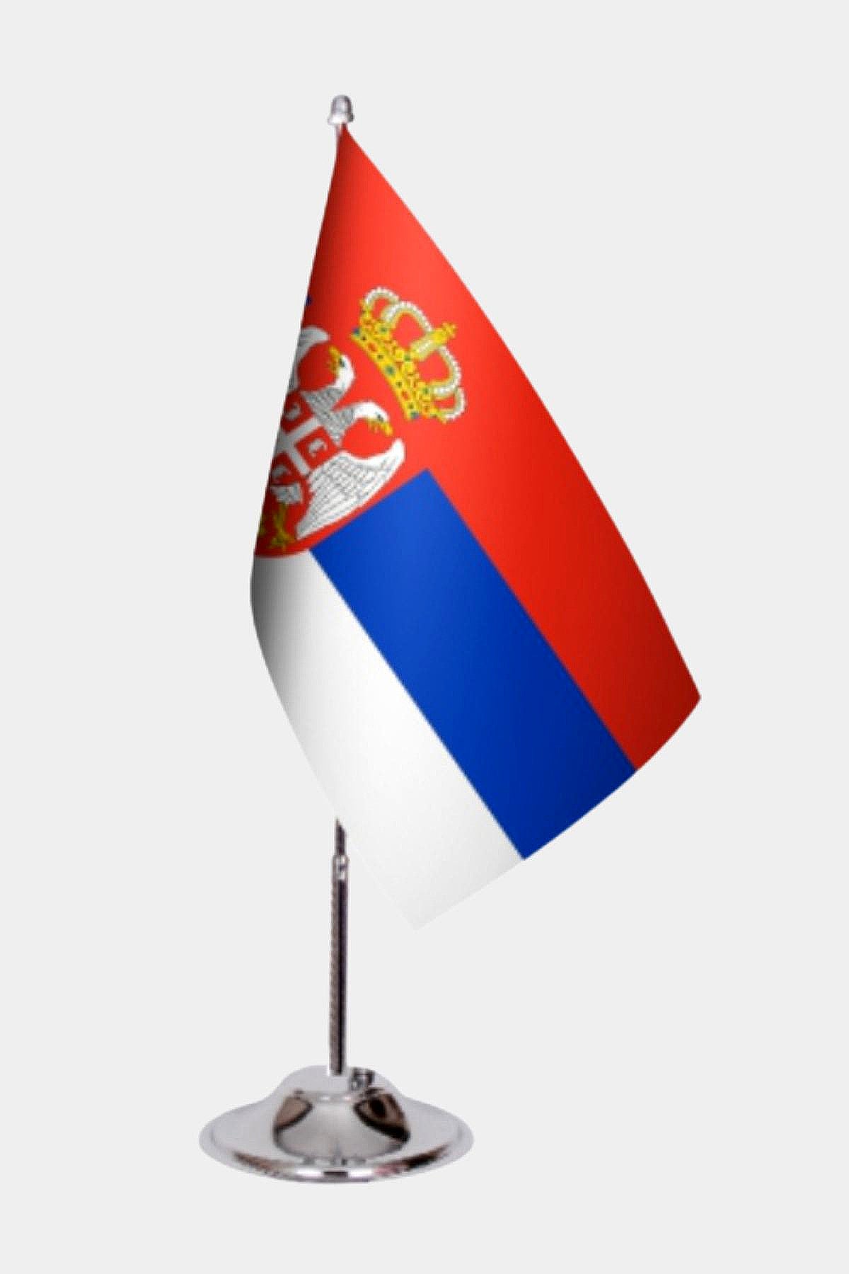 Serbia Desk Flags