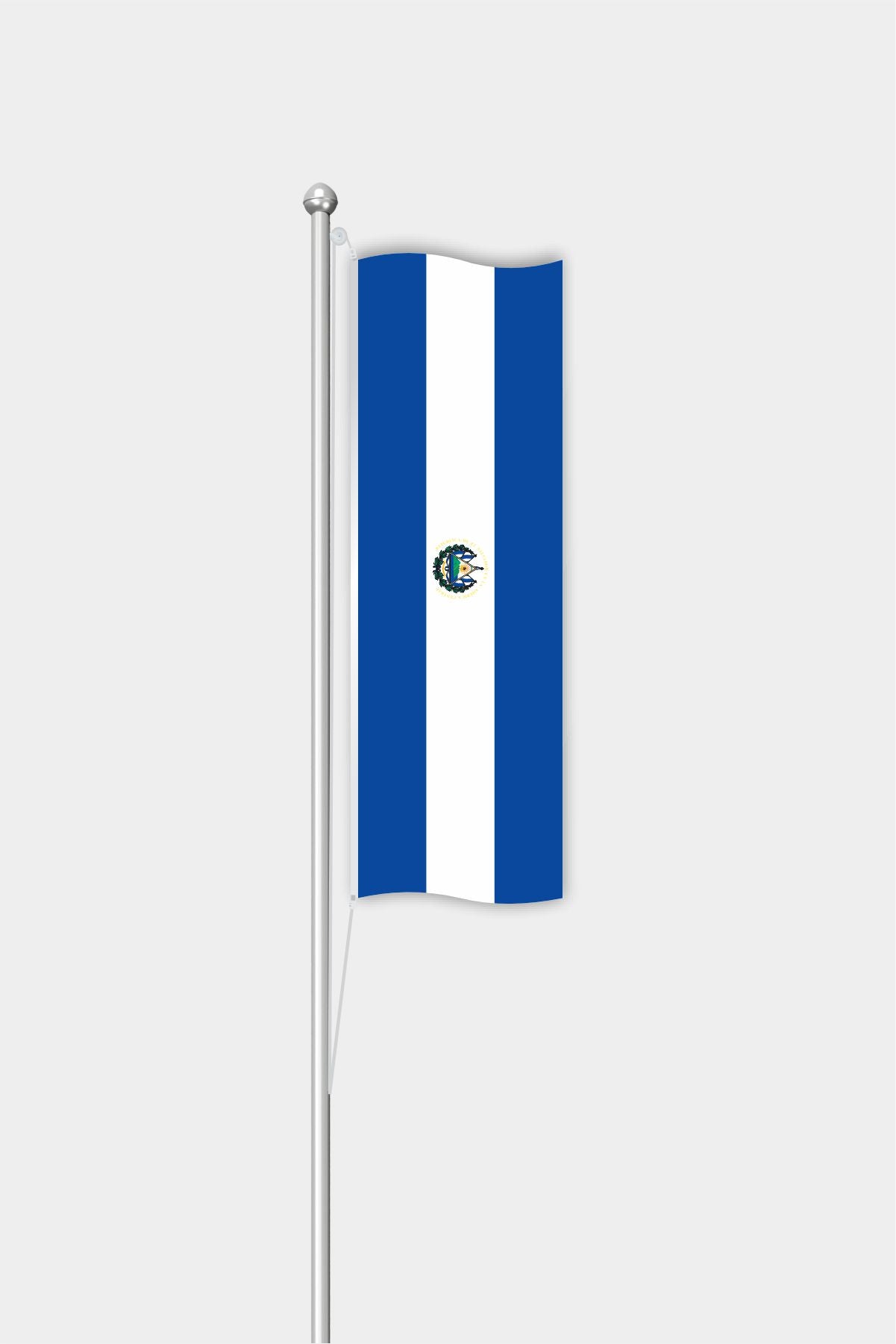 Outdoor Vertical El Salvador Flag — Polyester