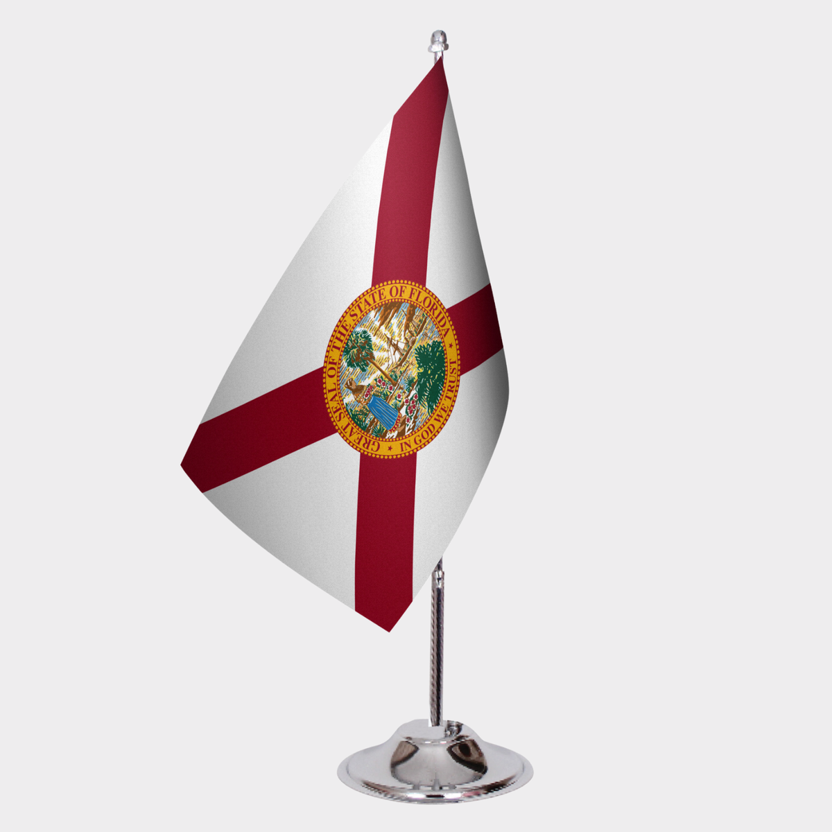 Florida State Desk Flags — Double Satin