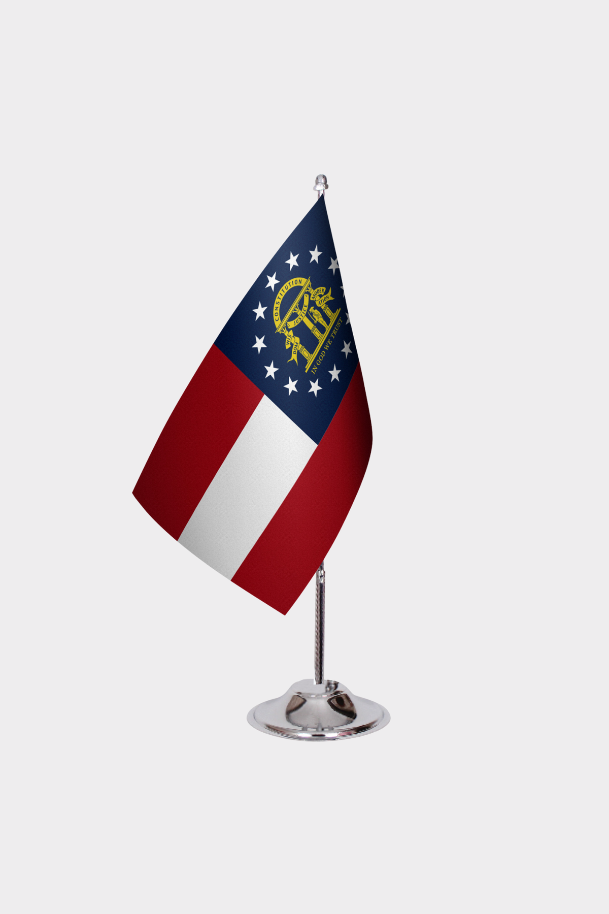 Georgia State Desk Flags — Double Satin