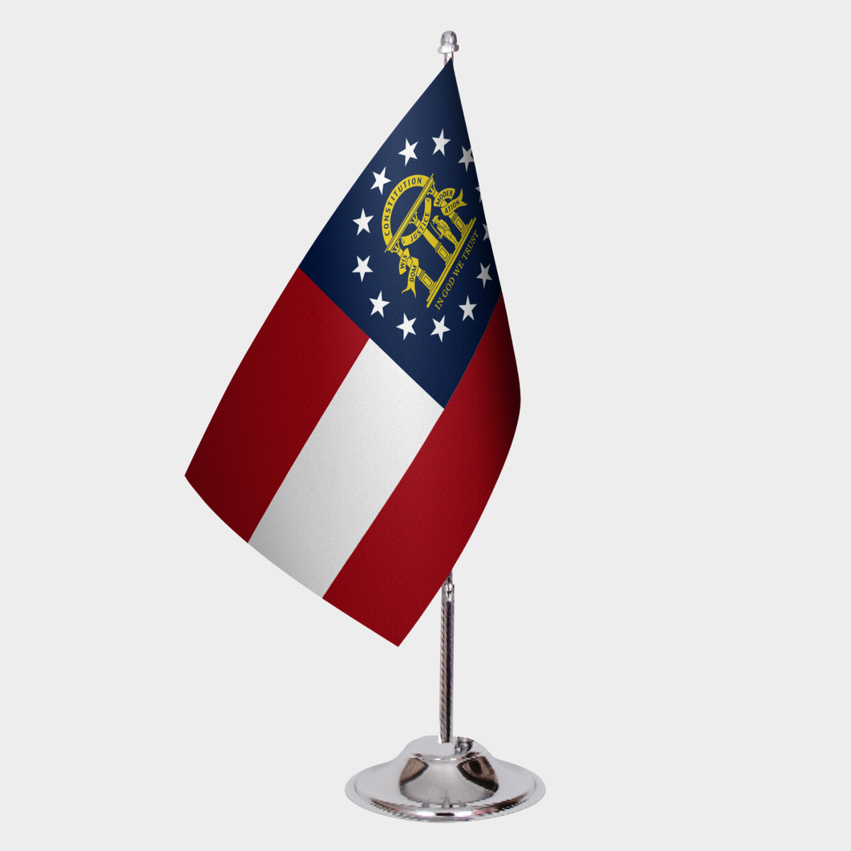 Georgia State Desk Flags — Double Satin
