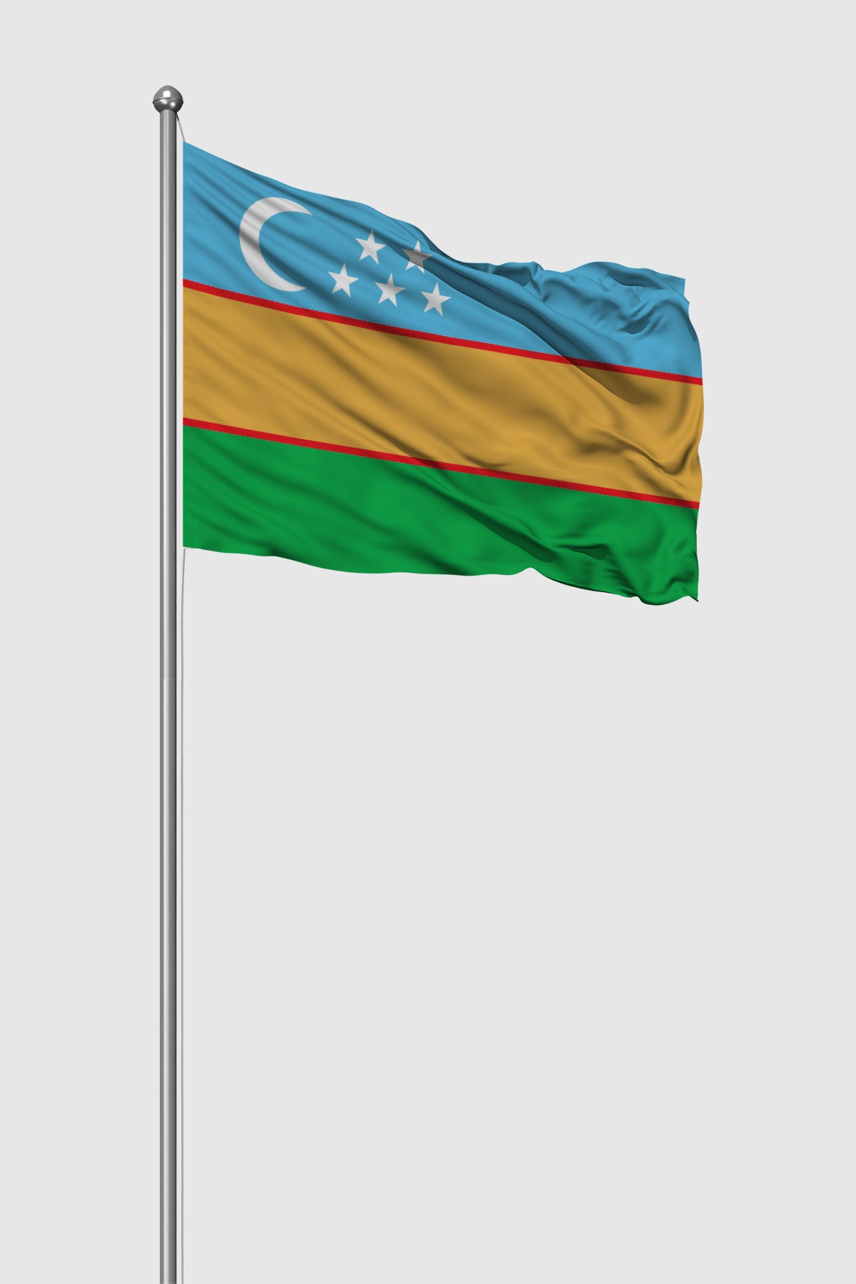 Drapeau extérieur du Karakalpakstan