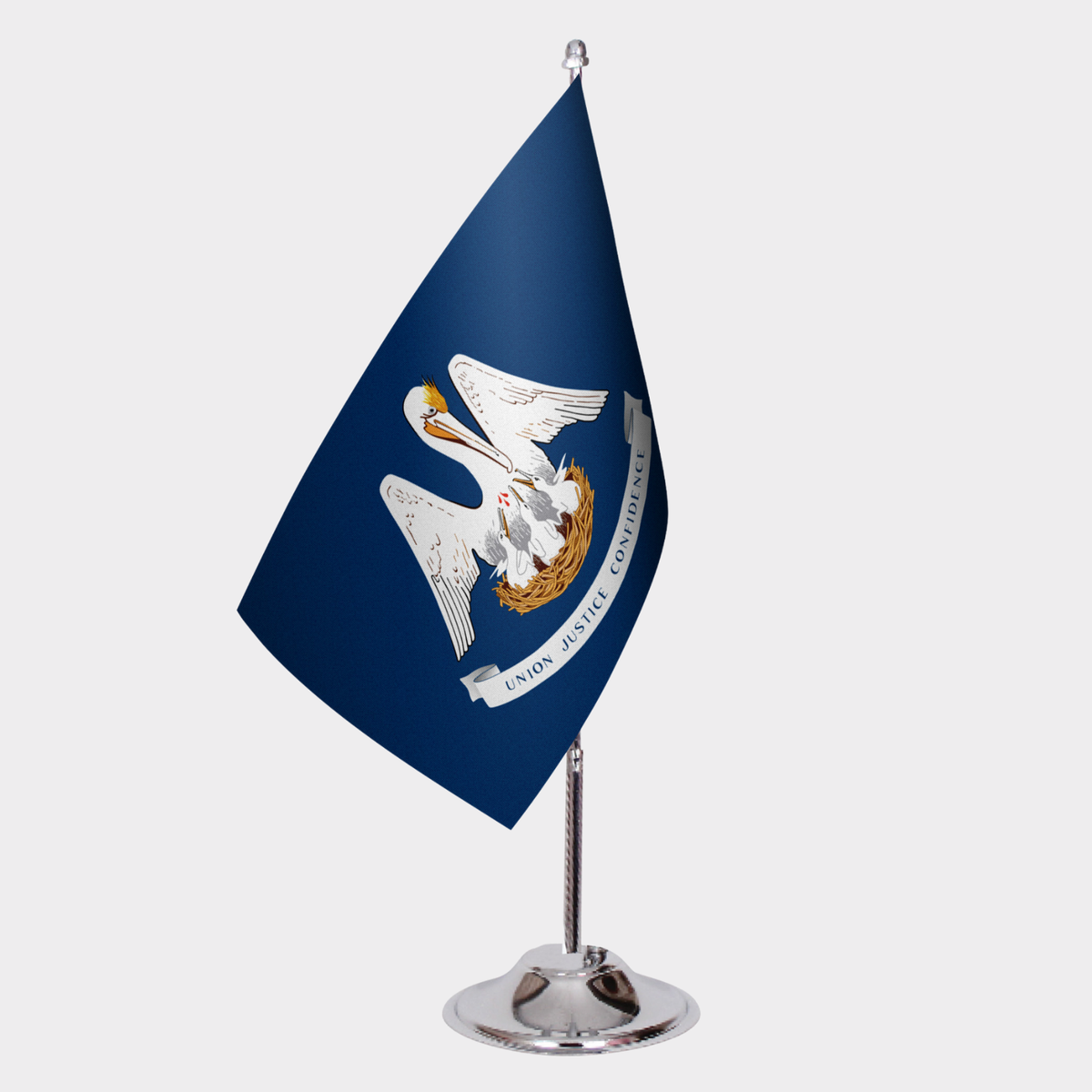 Louisiana State Desk Flags — Double Satin