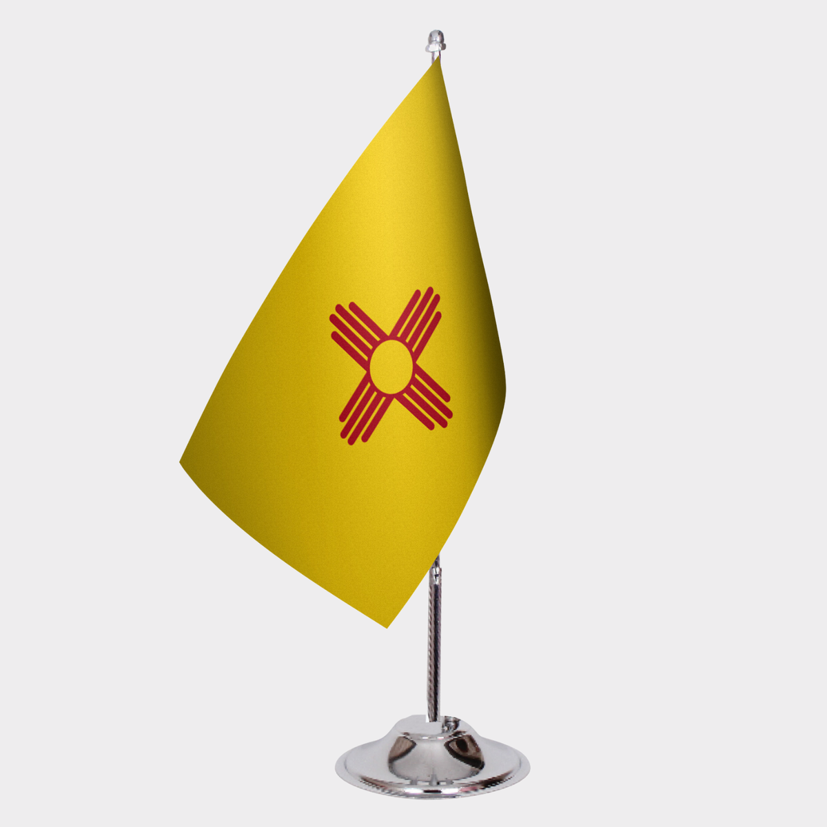 New Mexico State Desk Flags — Double Satin