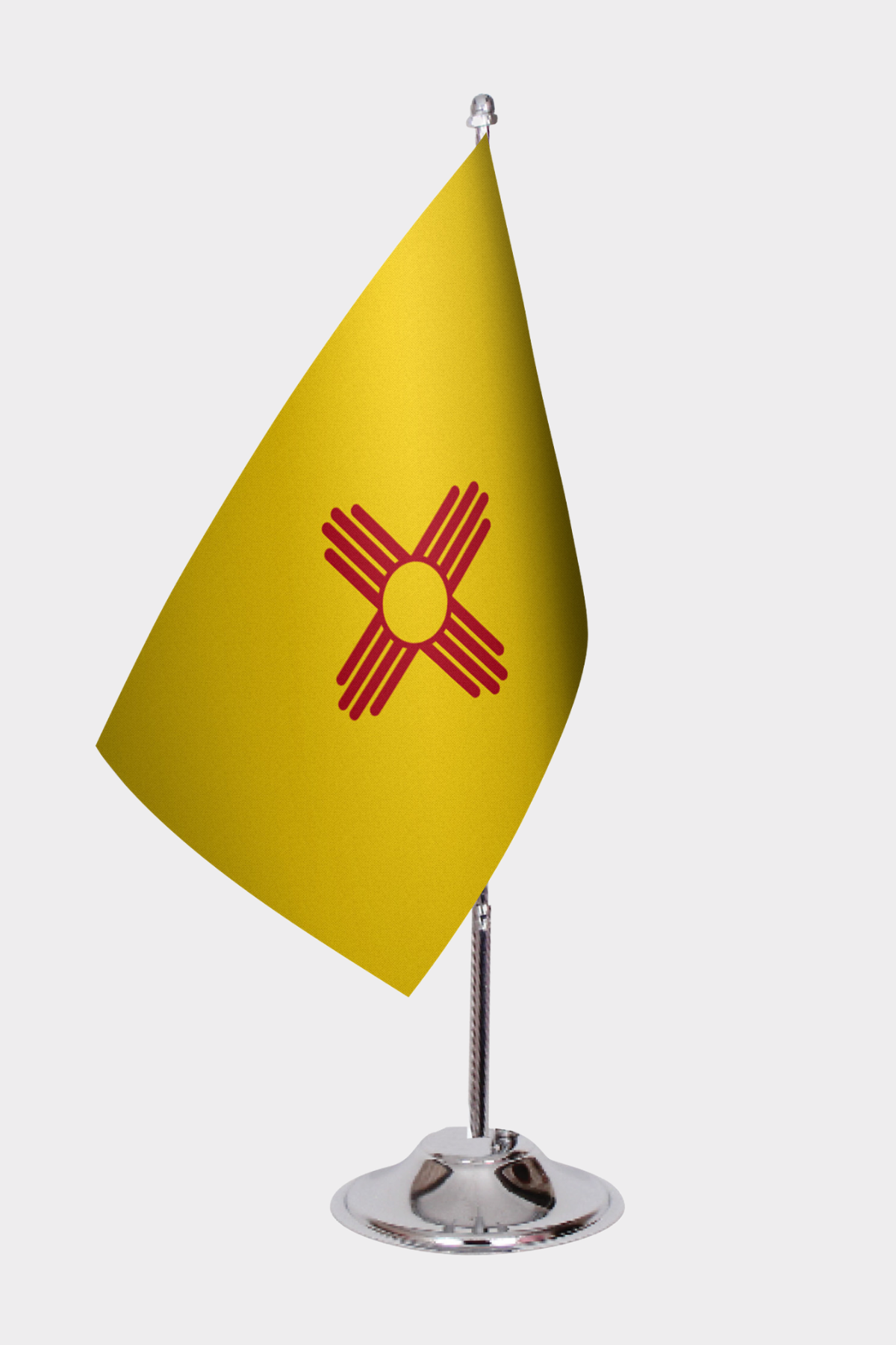 New Mexico State Desk Flags — Full View