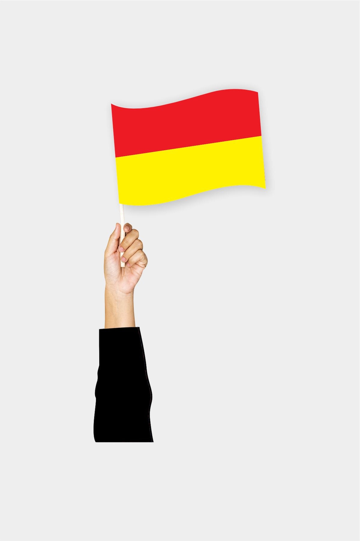 Drapeau de poche de l'Ossétie du Nord
