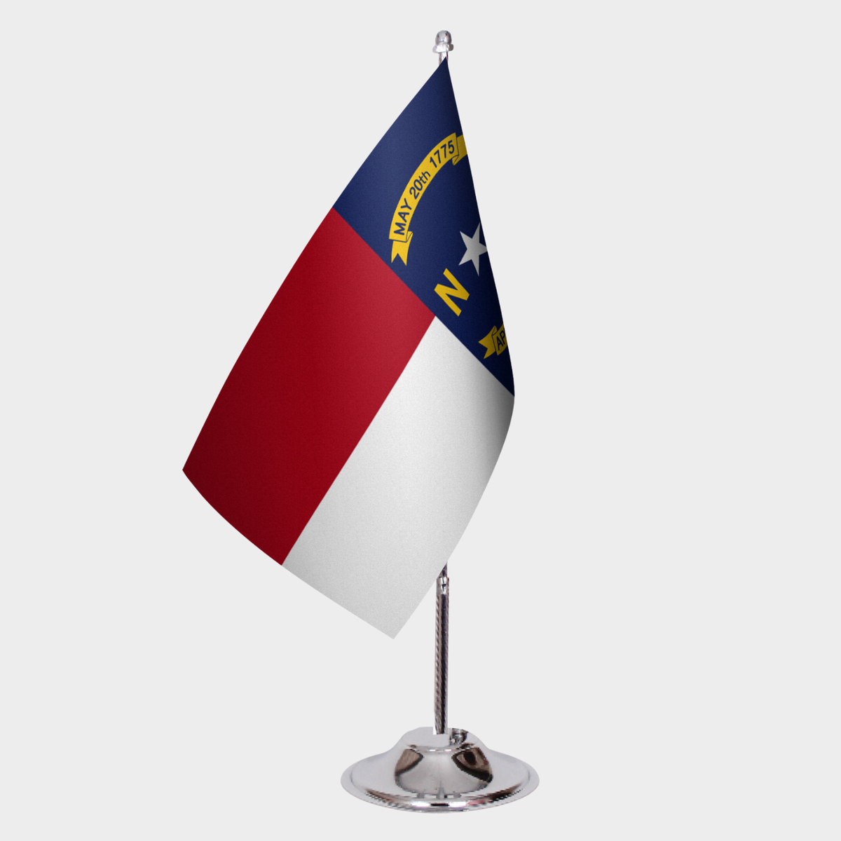 North Carolina State Desk Flags — Double Satin