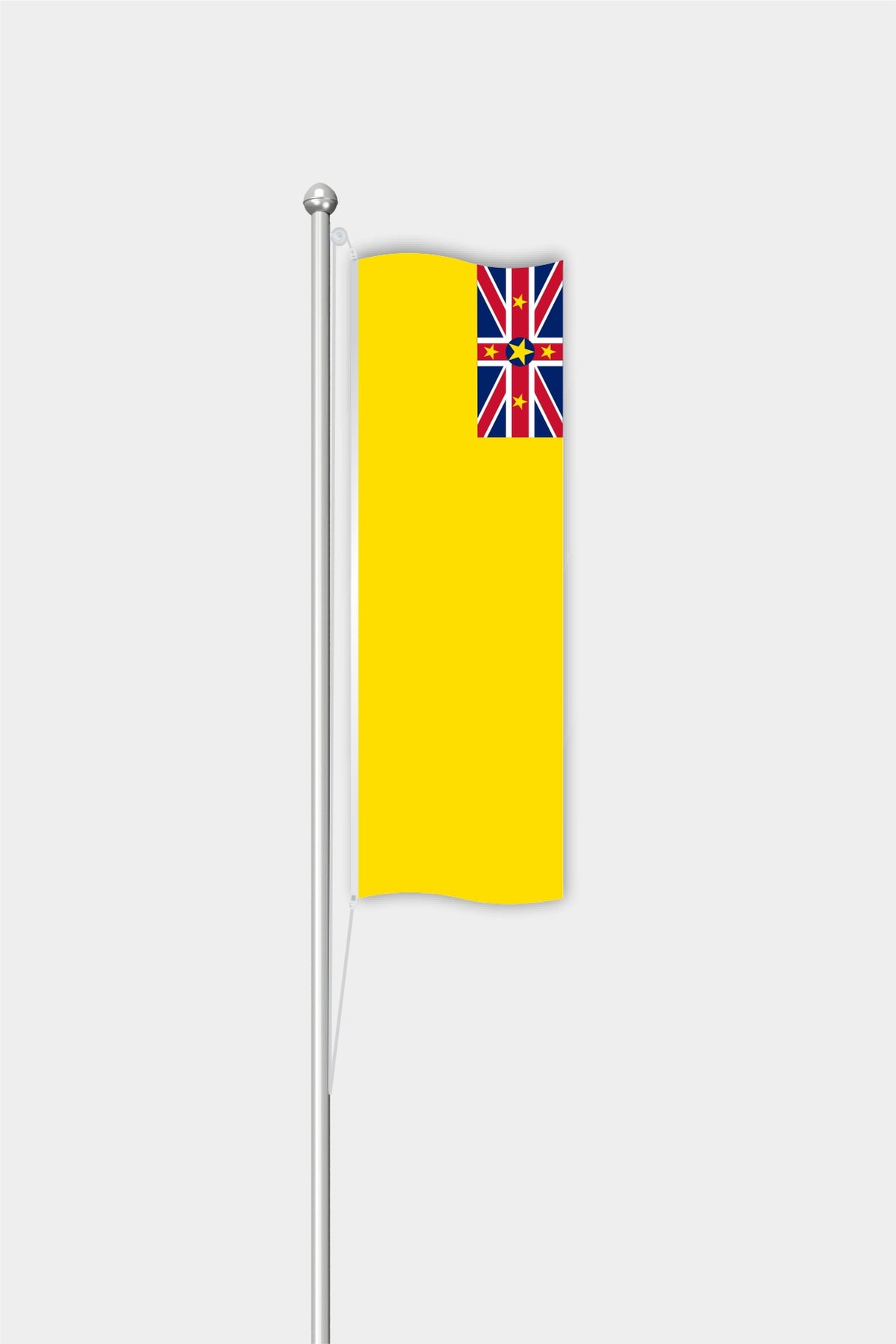 Drapeau vertical de Niue pour l'extérieur