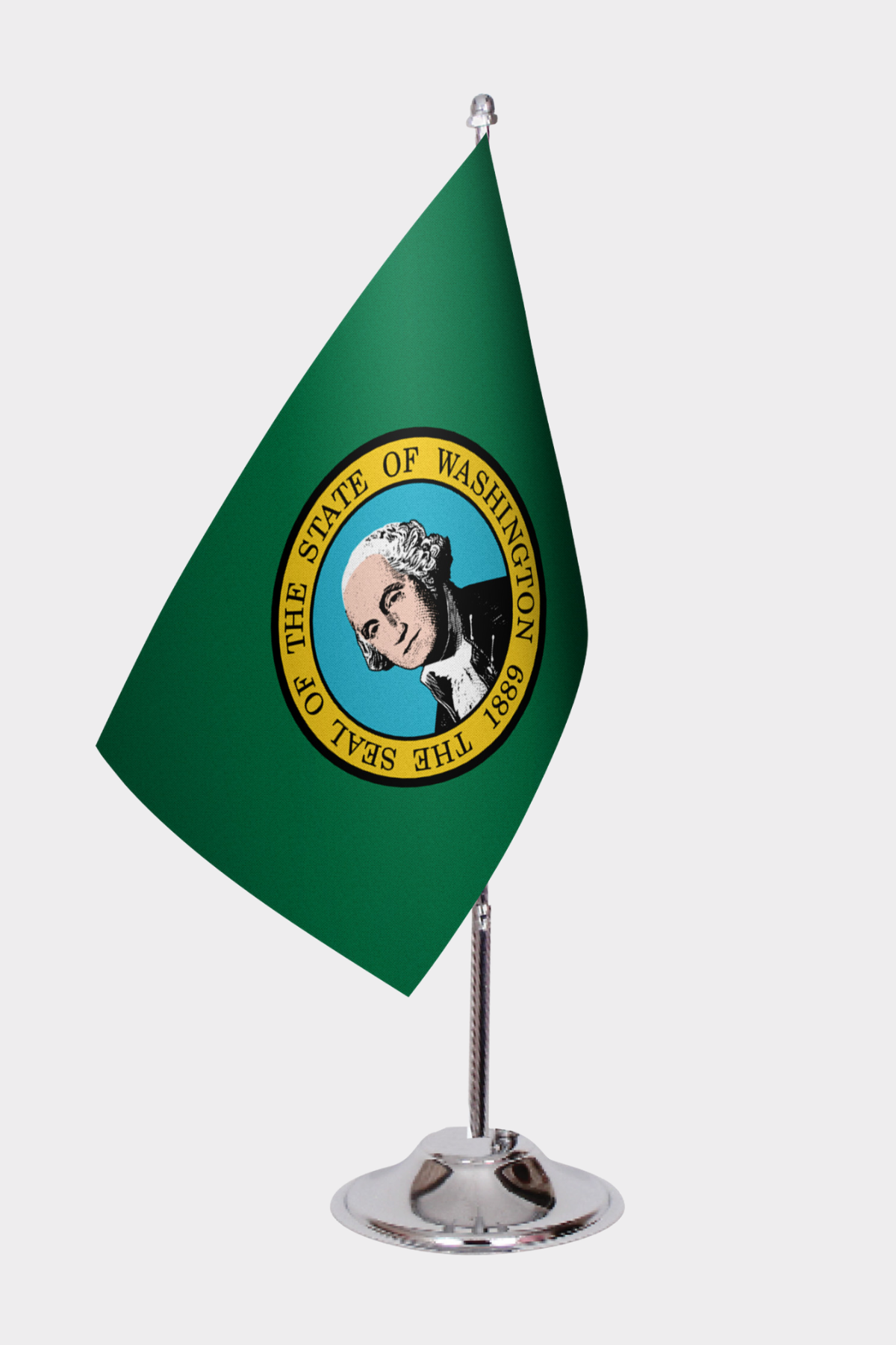 Washington State Desk Flags — Full View
