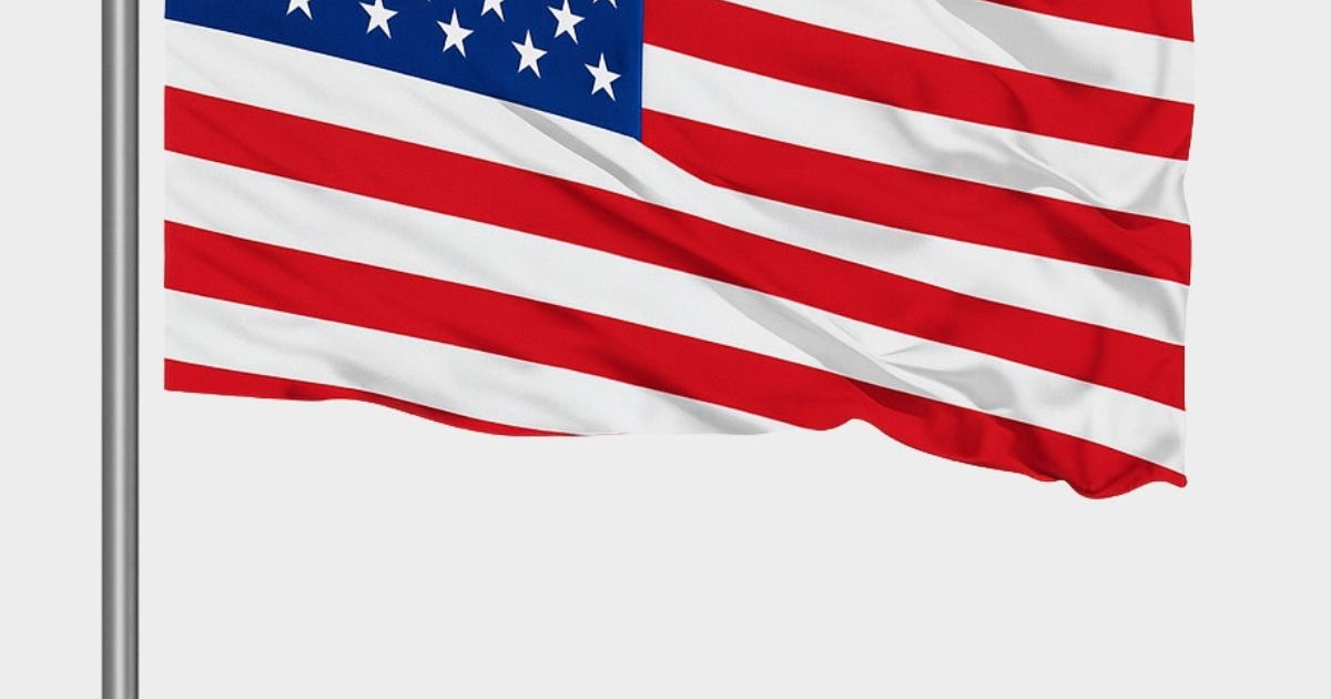 USA Outdoor Flag — Raschel Knit