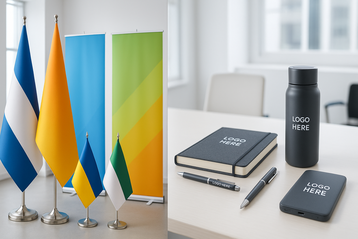Office & Promotional — Desk Flags, Pennants & Branded Gifts – ASYA ...