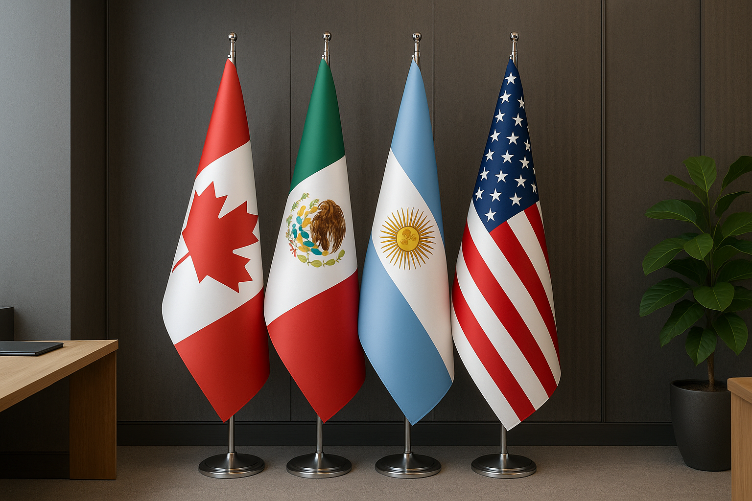 America Indoor Flags