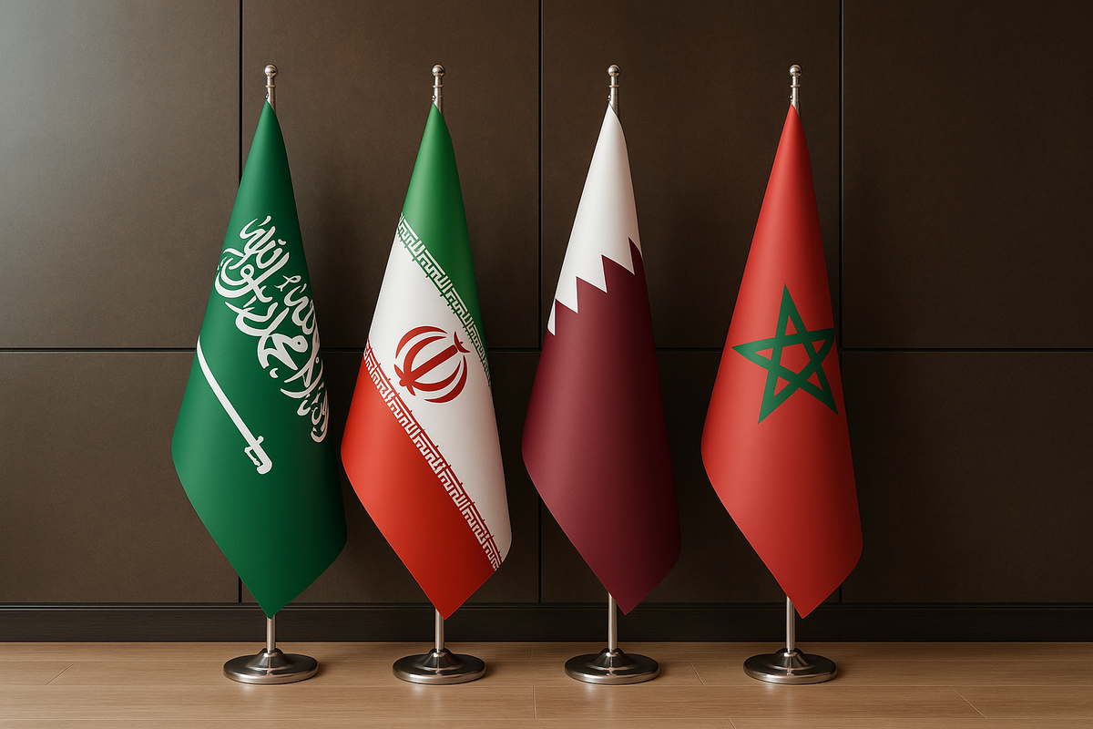 MENA Indoor Flags — Satin Flags for Middle East & North Africa – ASYA ...