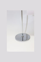 Logo Printed L-Shaped Desk Flag with chrome pole, 15 × 22.5 cm flag on a weighted base (4)