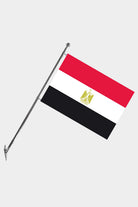 Egypt Wall-Mounted Telescopic Flagpole Set — Polyester