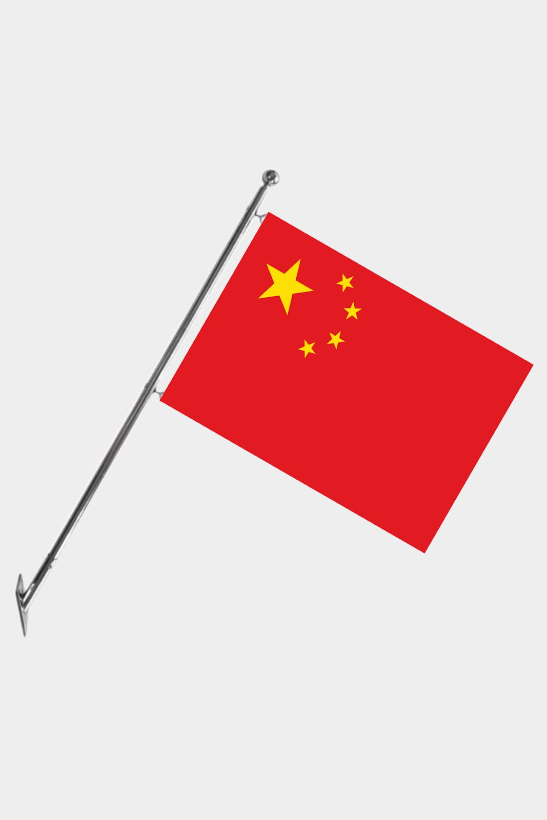 China Wall-Mounted Telescopic Flagpole Set — Polyester