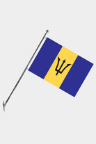 Barbados Wall-Mounted Telescopic Flagpole Set — Polyester