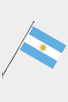 Argentina Wall-Mounted Telescopic Flagpole Set — Polyester