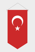 Turkish Pentagonal Pennant Flag