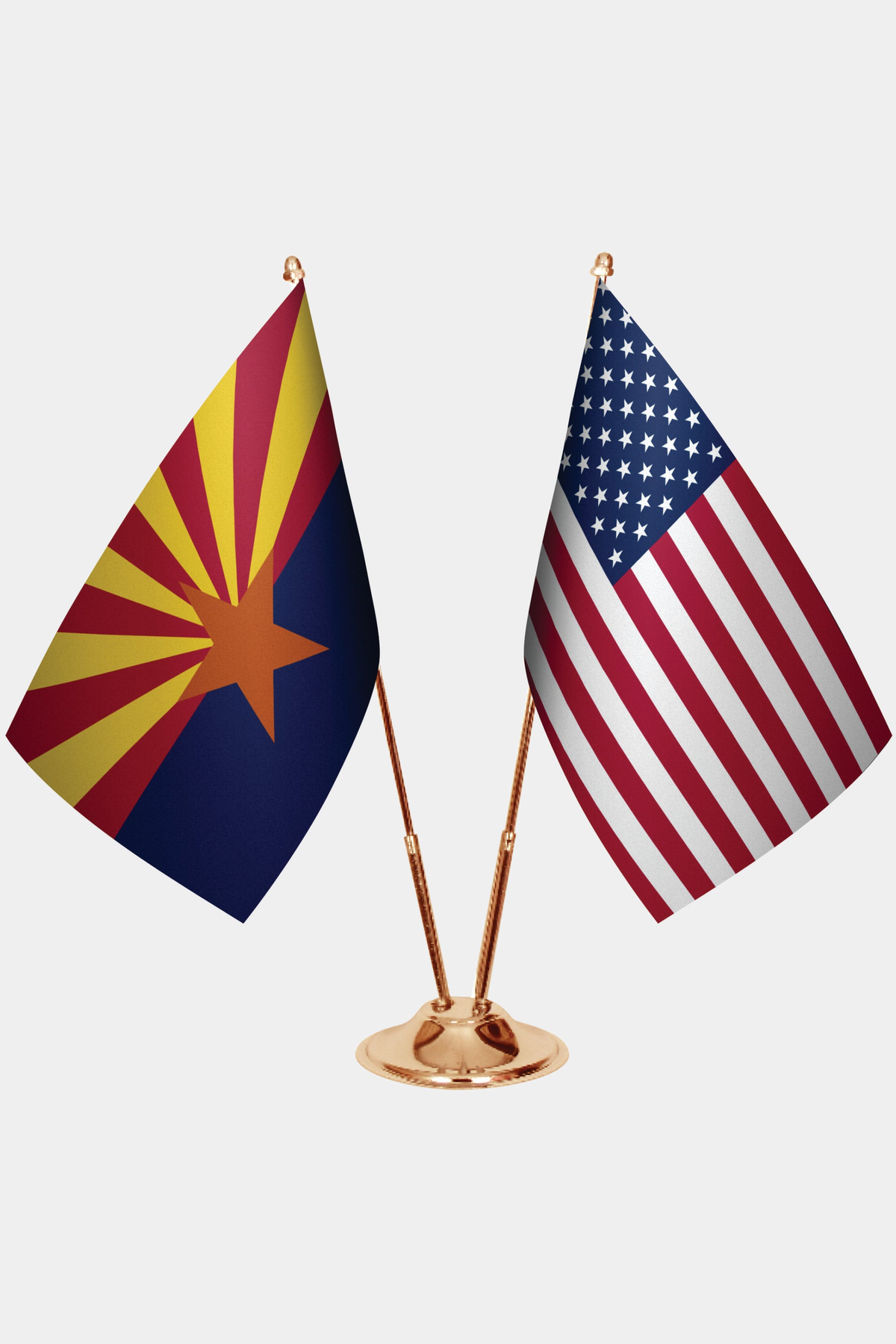 Arizona Gold Desk Flag