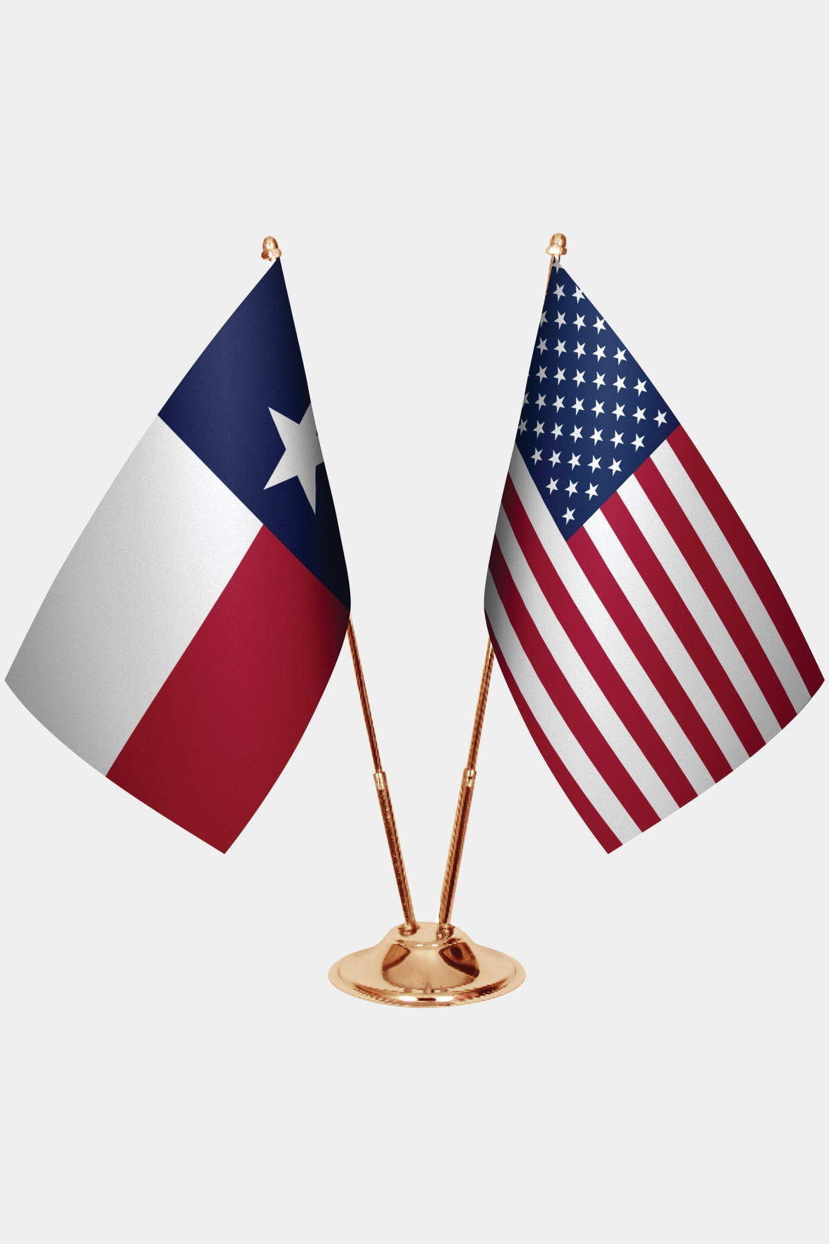 Texas Gold Desk Flag