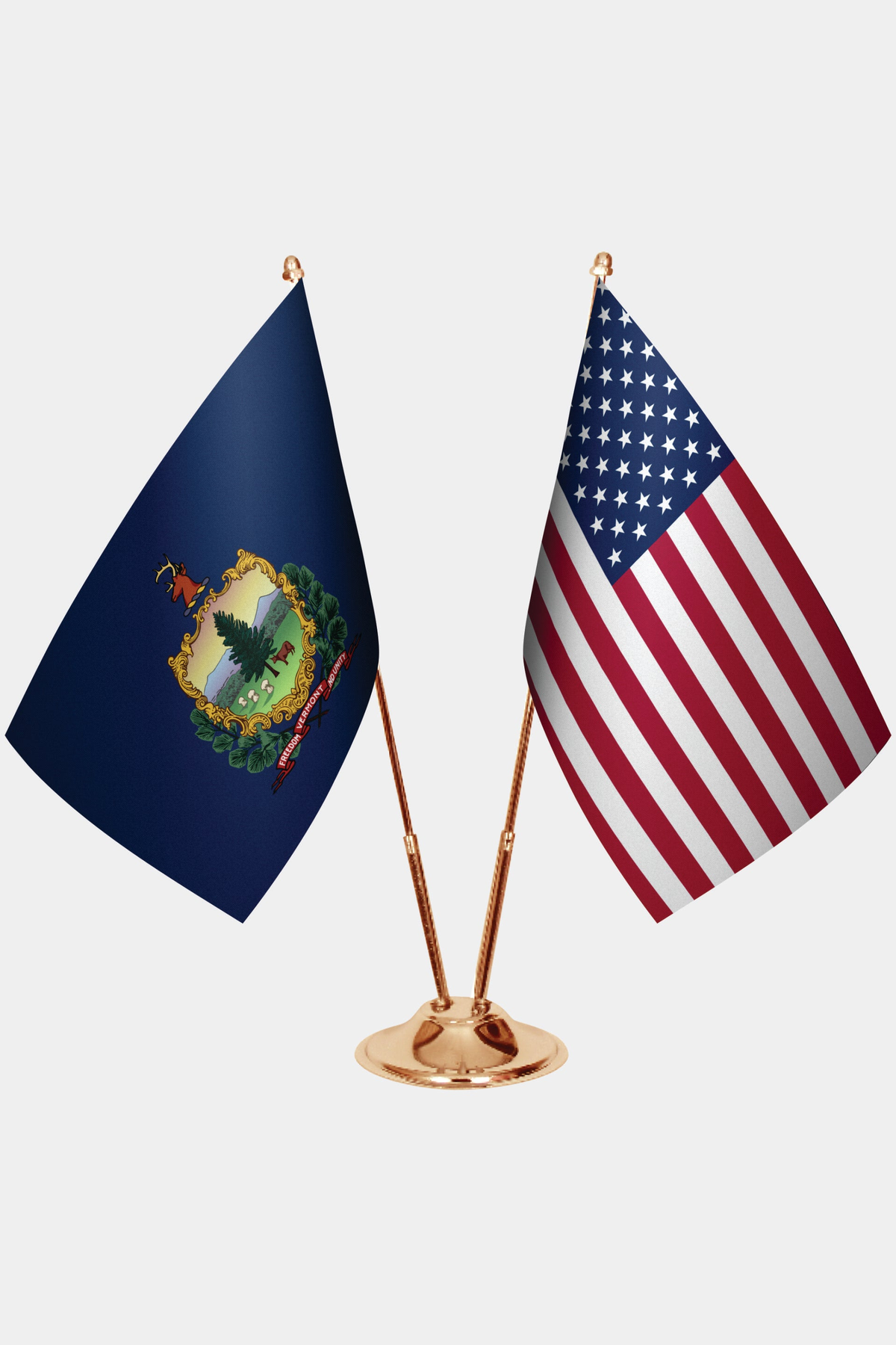 Vermont Gold Desk Flag