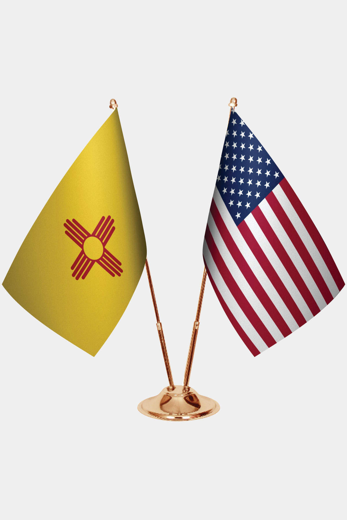 New Mexico Gold Desk Flag