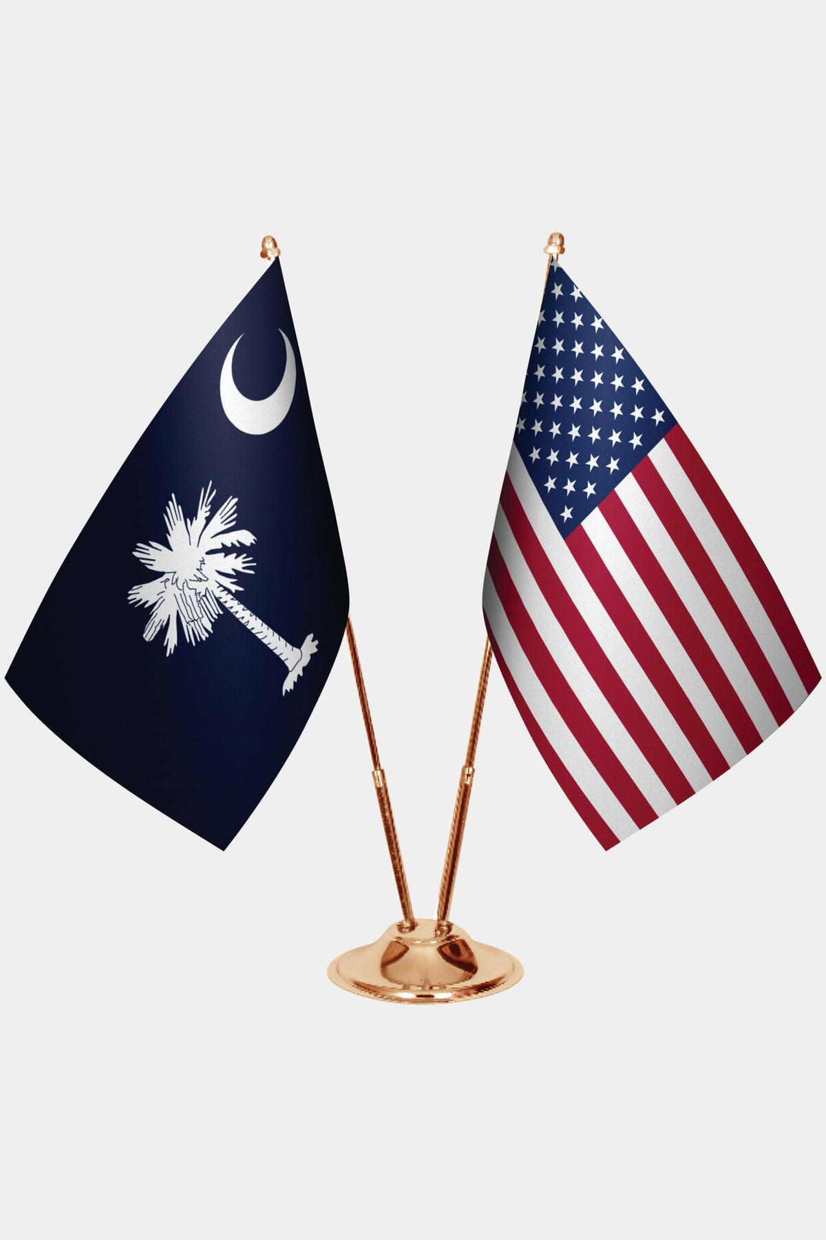 South Carolina Gold Desk Flag